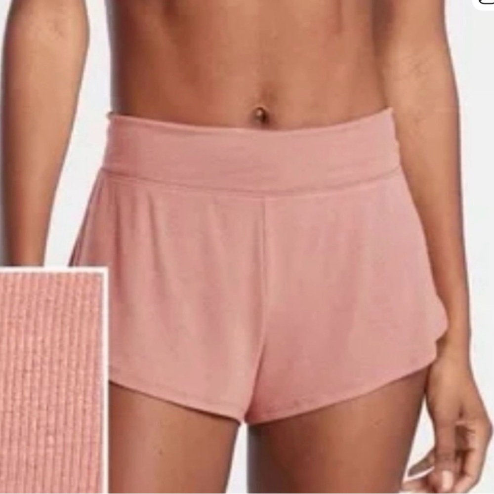 * New Athleta Well Rested Rib Sleep Short SZ Medium Palermo Pink *